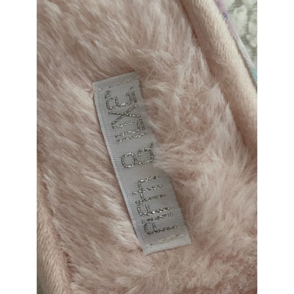 🌹NWT Women’s Slippers FIFTH & LUXE Faux Fue  Pink Size 9 - Picture 7 of 10